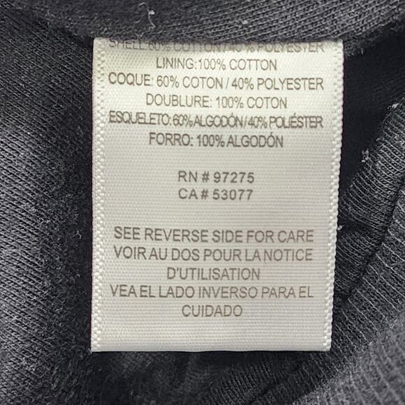 Vintage Fox Racing Jacket Women L Black Speckled Knit Button Front Hooded Casual - Picture 8 of 13